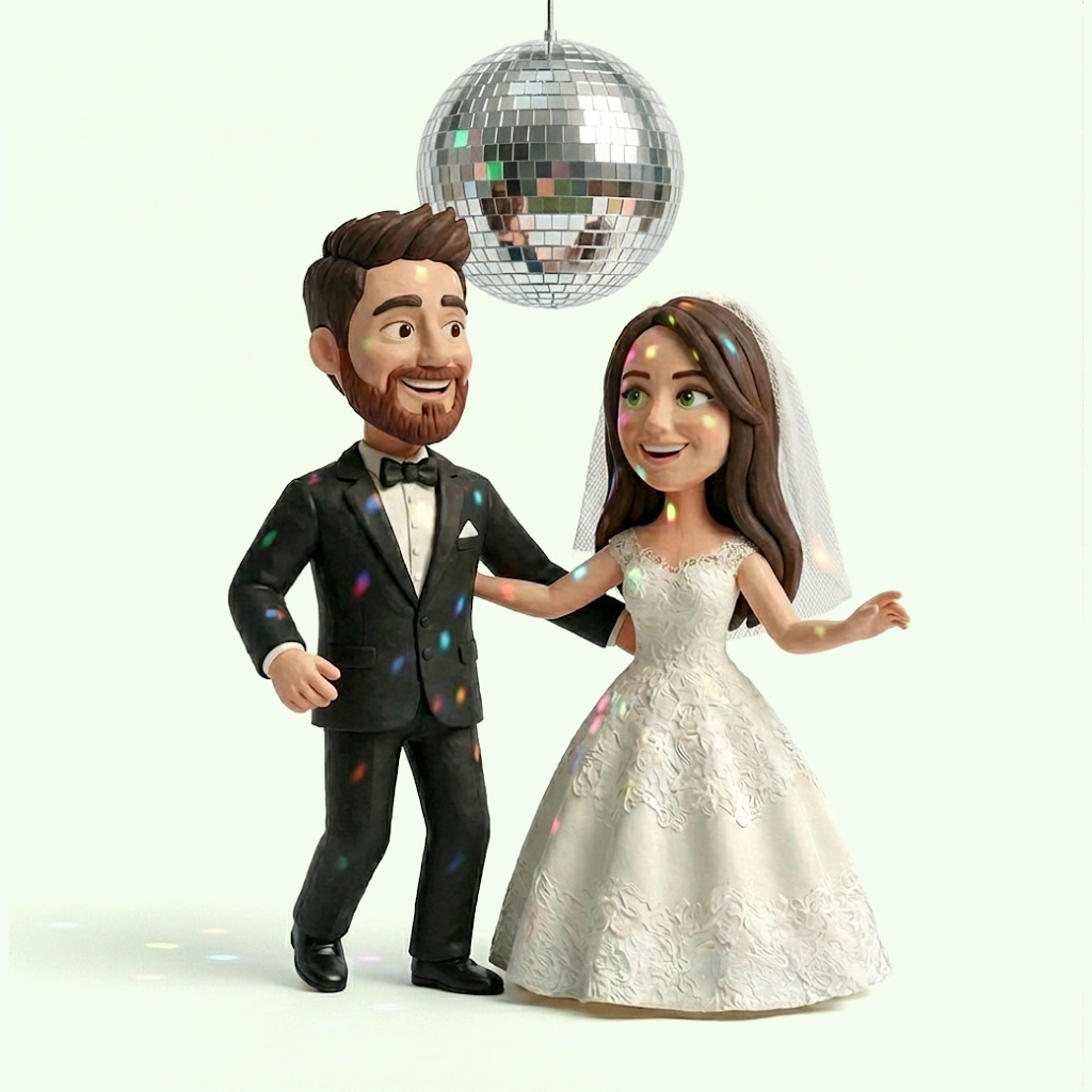 Person with Bouquette of flowers