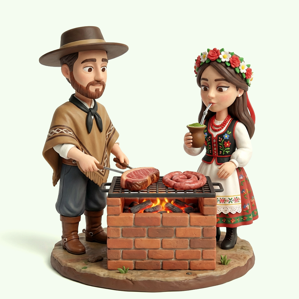 Person with Bouquette of flowers